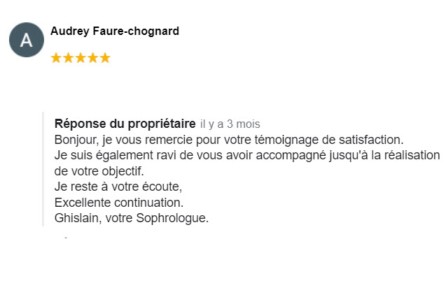 Tmoignage Satisfaction Sophrologie-lepontetfr